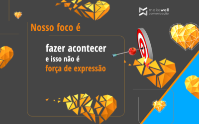 Nosso foco é fazer acontecer e isso não é força de expressão